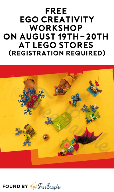 FREE LEGO Creativity Workshop on August 19th-20th at LEGO Stores (Registration Required)
