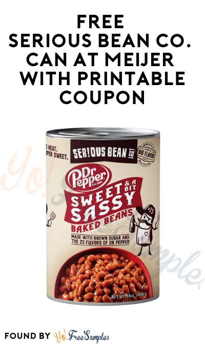 FREE Serious Bean Co. Can at Meijer with Printable Coupon