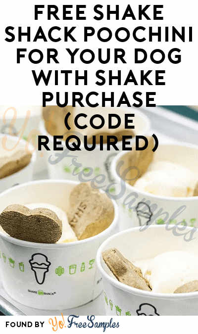 FREE Shake Shack Poochini for Your Dog with Shake Purchase (Code Required)