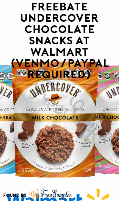 FREEBATE Undercover Chocolate Snacks at Walmart (Venmo/PayPal Required)