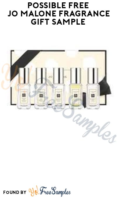 Possible FREE Jo Malone Fragrance Gift Sample (Facebook/Instagram Required)