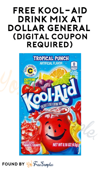 FREE Kool-Aid Drink Mix at Dollar General (Digital Coupon Required)
