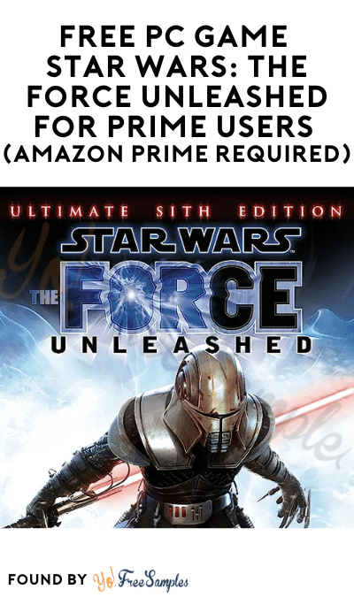 FREE PC Game Star Wars: The Force Unleashed for Prime Users (Amazon Prime Required)