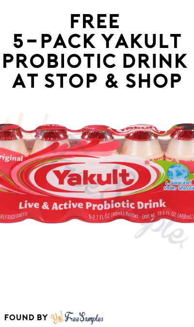 FREE 5-Pack Yakult Probiotic Drink at Stop & Shop