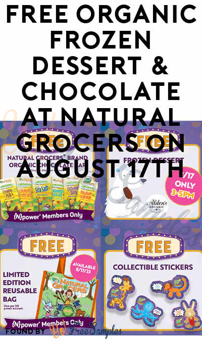 FREE Organic Frozen Dessert & Chocolate at Natural Grocers on August 17th
