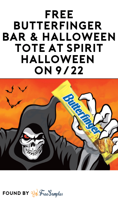 FREE Butterfinger Bar & Halloween Tote at Spirit Halloween On 9/22-9/24
