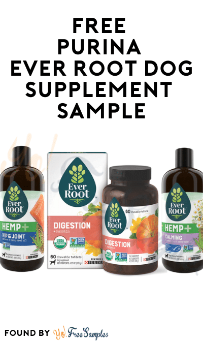 Free pet joint supplements samples