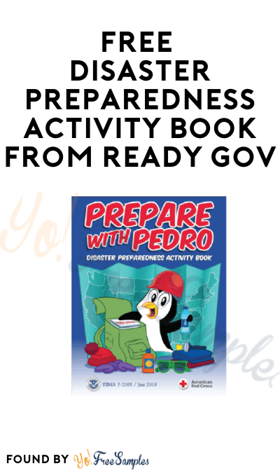 FREE Disaster Preparedness Activity Book from Ready Gov