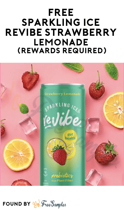 FREE Sparkling Ice ReVibe Strawberry Lemonade (Rewards Required)