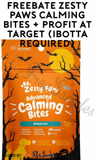 FREEBATE Zesty Paws Calming Bites + Profit at Target (Ibotta Required)