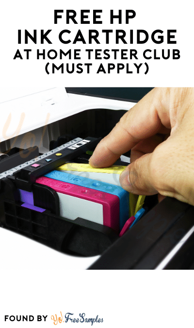 FREE HP Ink Cartridge At Home Tester Club (Must Apply)