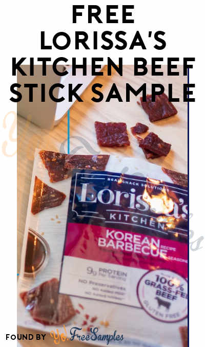 FREE Lorissa’s Kitchen Beef Stick Sample (Alexa Required)