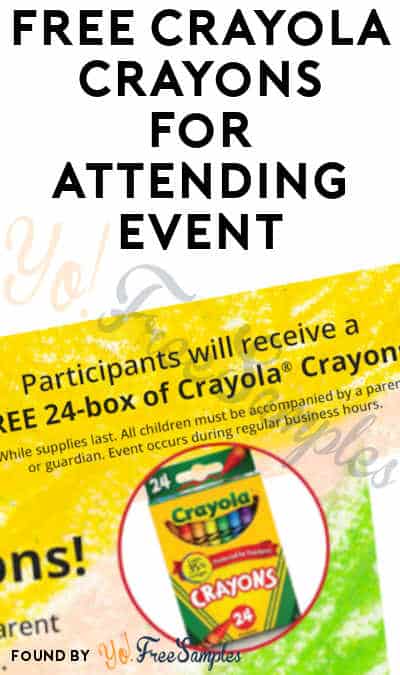 FREE Crayola Crayons 24-Pack at Office Depot & OfficeMax on Sept 2nd & 3rd
