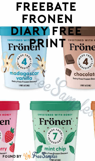 FREEBATE Frönen Dairy Free Frozen Dessert Pints From Aisle (Venmo/PayPal Required)
