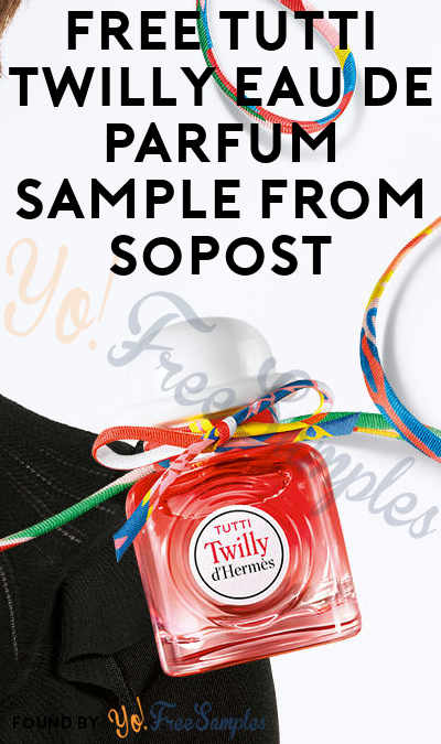 FREE Tutti Twilly Eau de Parfum Sample from SoPost (Email Verification Required)