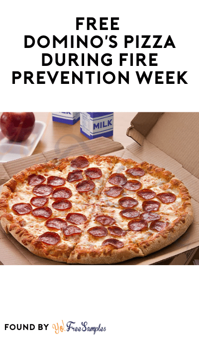Ends 10/14: FREE Domino’s Pizza During Fire Prevention Week