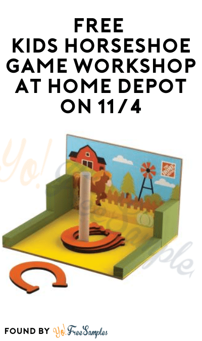 FREE Kids Horseshoe Game Workshop at Home Depot on 11/4