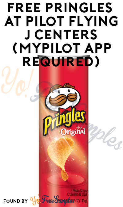 FREE Pringles Item At Pilot Flying J Centers (myPilot App Required)