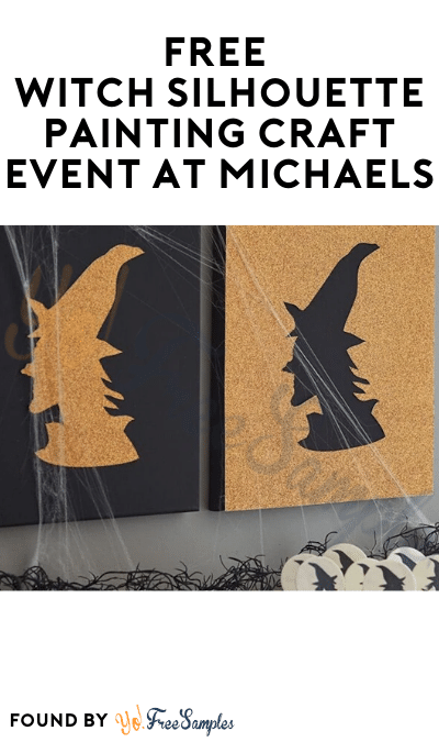 FREE Witch Silhouette Painting Craft Event at Michaels