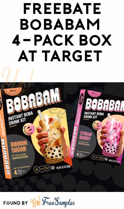 FREEBATE BobaBam 4-Pack Box At Target (Aisle Rebate Required)