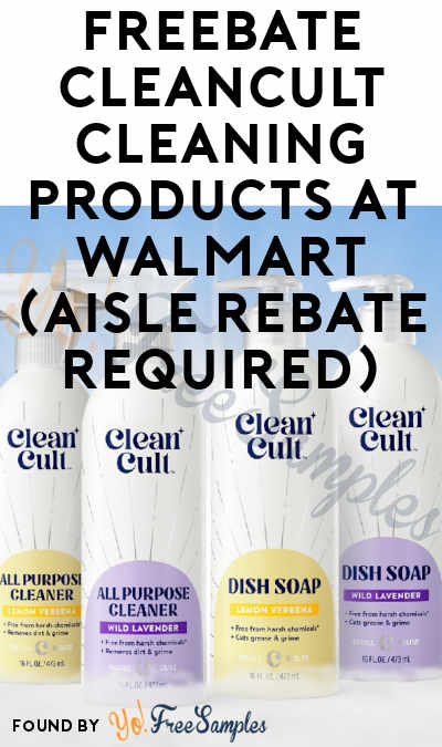 FREEBATE CleanCult Cleaning Products at Walmart (Aisle Rebate Required)