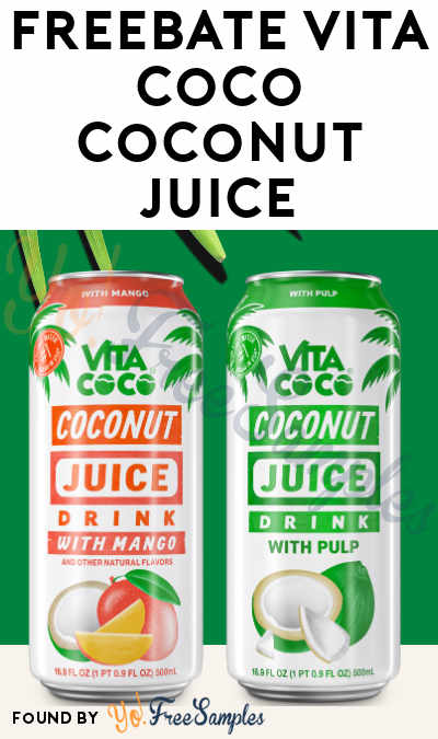 FREEBATE Vita Coco Coconut Juice at Retailers Nationwide (Aisle Rebate Required)