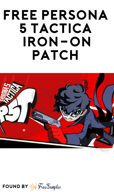 FREE Persona 5 Tactica Iron-On Patch For Joining Newsletter