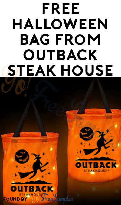 FREE Halloween Trick-or-Treat Bags from Outback Steakhouse (FB or IG Required)