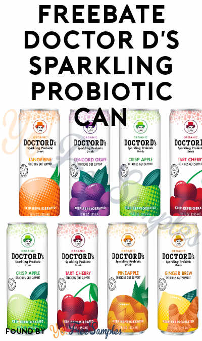FREEBATE Doctor D’s Sparkling Probiotic Can (Aisle Rebate Required)