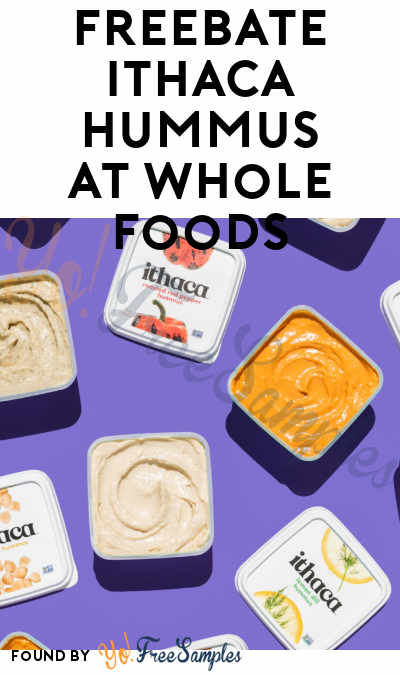 FREEBATE Ithaca Hummus Tub at Whole Foods (Venmo or PayPal Required)
