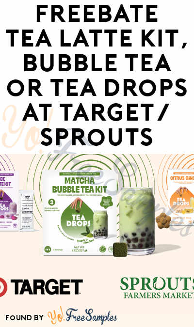 FREE Tea Drops Latte Kit at Target or Sprouts (Rebate Required)