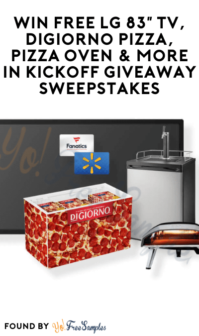 Win FREE LG 83″ TV, DiGiorno Pizza, Pizza Oven & More in Kickoff Giveaway Sweepstakes
