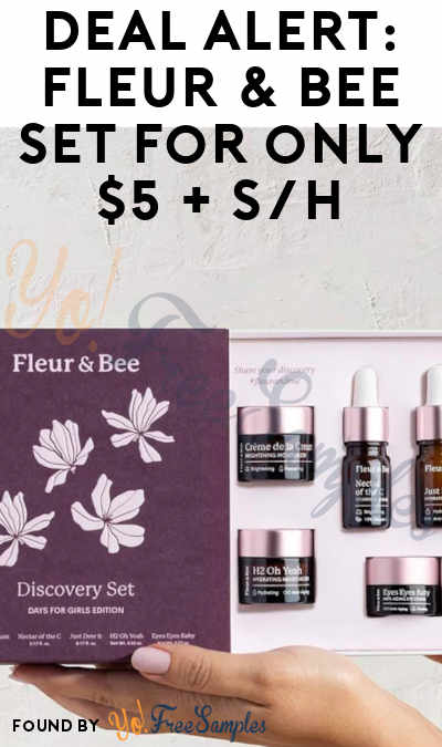 DEAL ALERT: $50 Vegan Skincare Set for Just $5 at Fleur & Bee