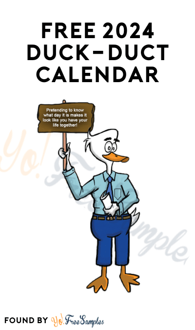 FREE 2024 Duck-Duct Calendar