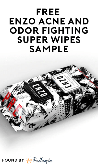 FREE Enzo Acne and Odor Fighting Super Wipes Sample