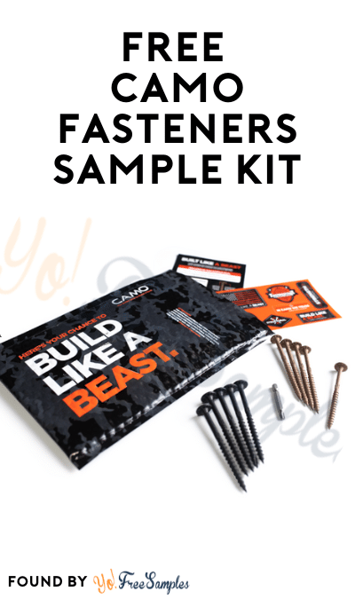FREE CAMO Fasteners Sample Kit