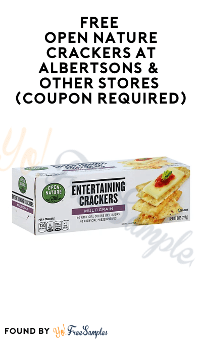 FREE Open Nature Crackers at Albertsons & Other Stores (Coupon Required)