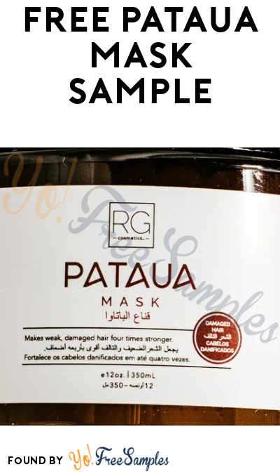 FREE Pataua Mask Sample from RG Cosmetics