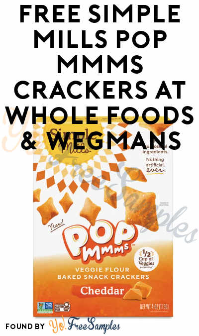 FREEBATE Simple Mills Pop Mmms Crackers at Whole Foods & Wegmans (Ibotta Required)