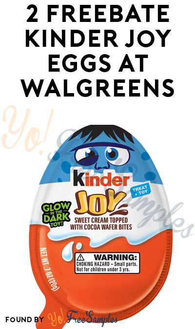FREEBATE Kinder Eggs at Walgreens (Ibotta & Swagbucks Required)