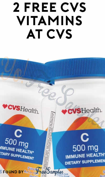 2 FREEBATE Bottles of CVS Health Vitamin C (Ibotta Required)