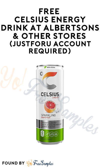 FREE Celsius Energy Drink at Albertsons & Other Stores (JustForU Account Required)