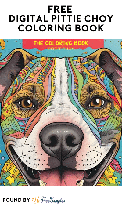 FREE Digital Pittie Choy Coloring Book
