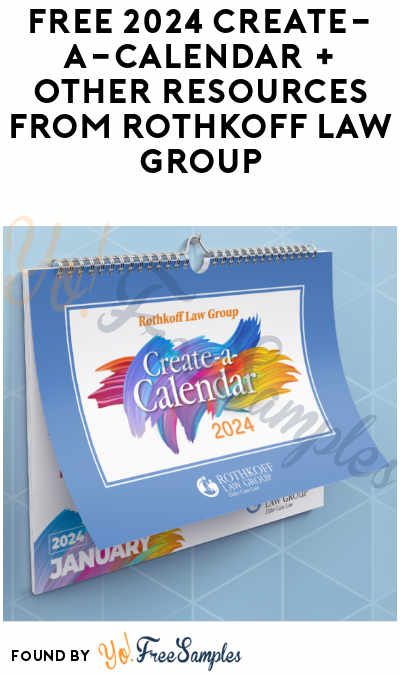 FREE 2024 Create-a-Calendar + Other Resources from Rothkoff Law Group (NJ/PA Only)