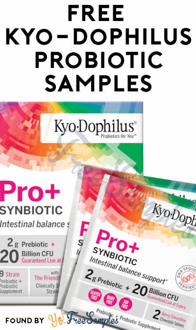 FREE Kyo-Dophilus Probiotic Samples