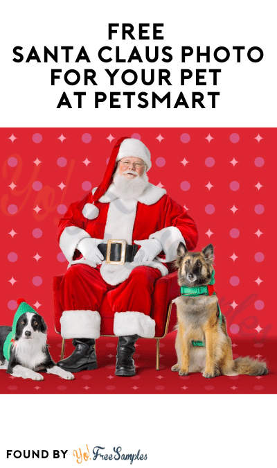 FREE Santa Claus Photo for Your Pet at PetSmart