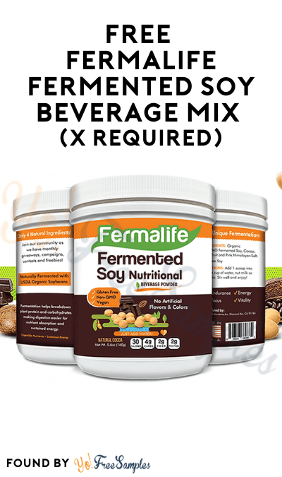 FREE Fermalife Fermented Soy Beverage Mix (X Required)