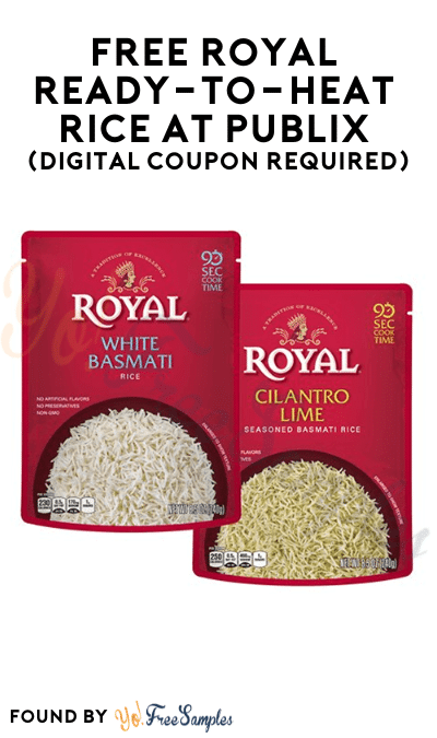 FREE Royal Ready-to-Heat Rice at Publix (Digital Coupon Required)
