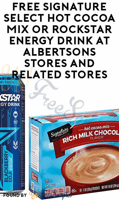 FREE Hot Cocoa Mix or Rockstar Energy Drink at Albertsons Affiliates