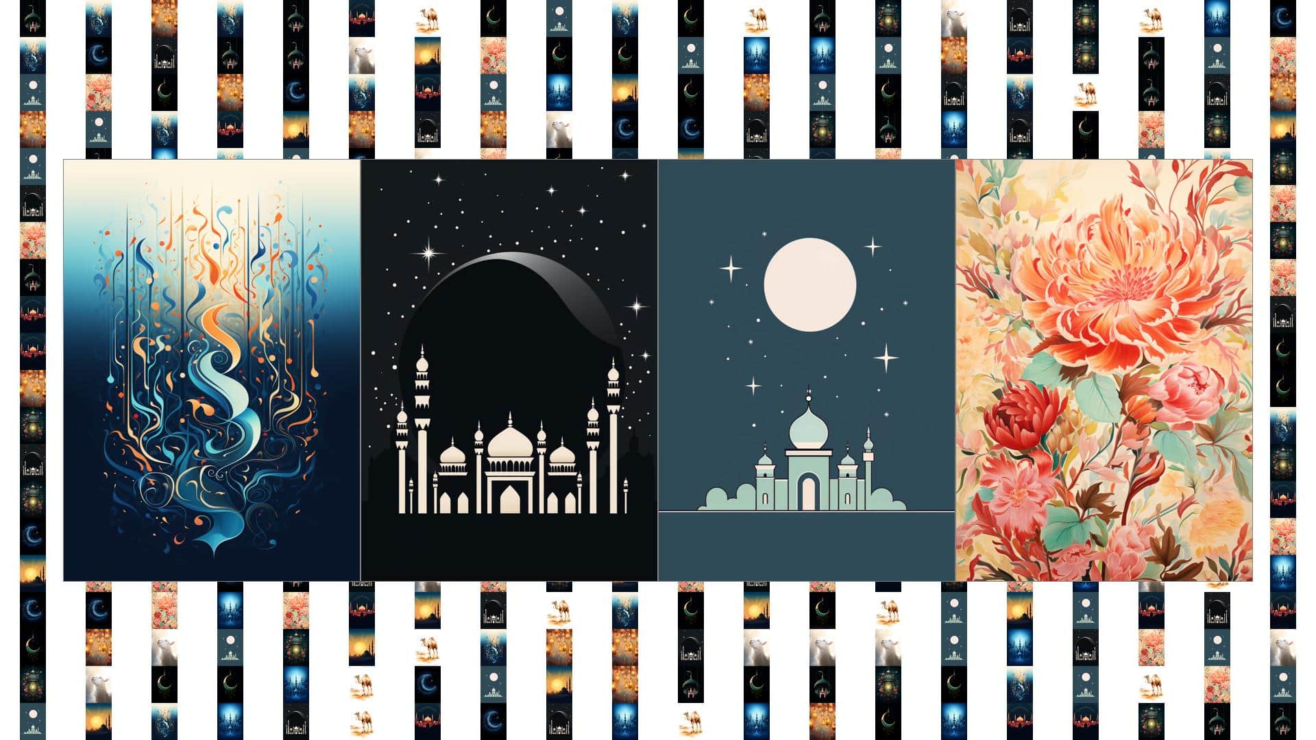 Free Printable 5″x7″ Eid al-Adha Greeting Cards